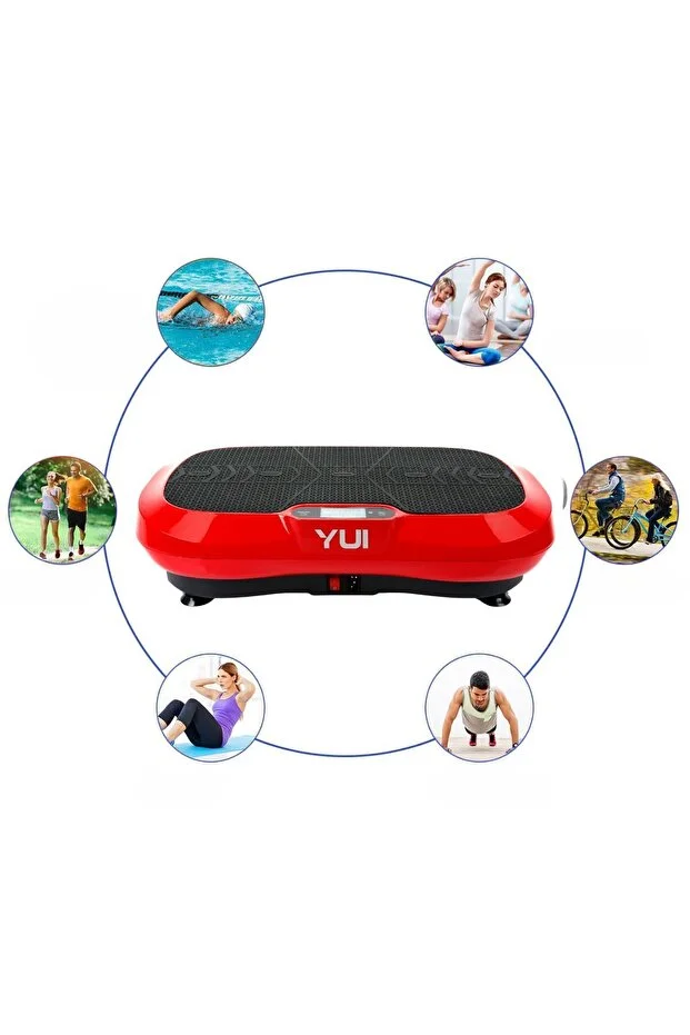 Yui Vs5 Max 2d Xxl Vibration Plate Hoparlör-kumandalı Yüksek Titreşimli Zayıflama Aleti-150 Kg Taşıma